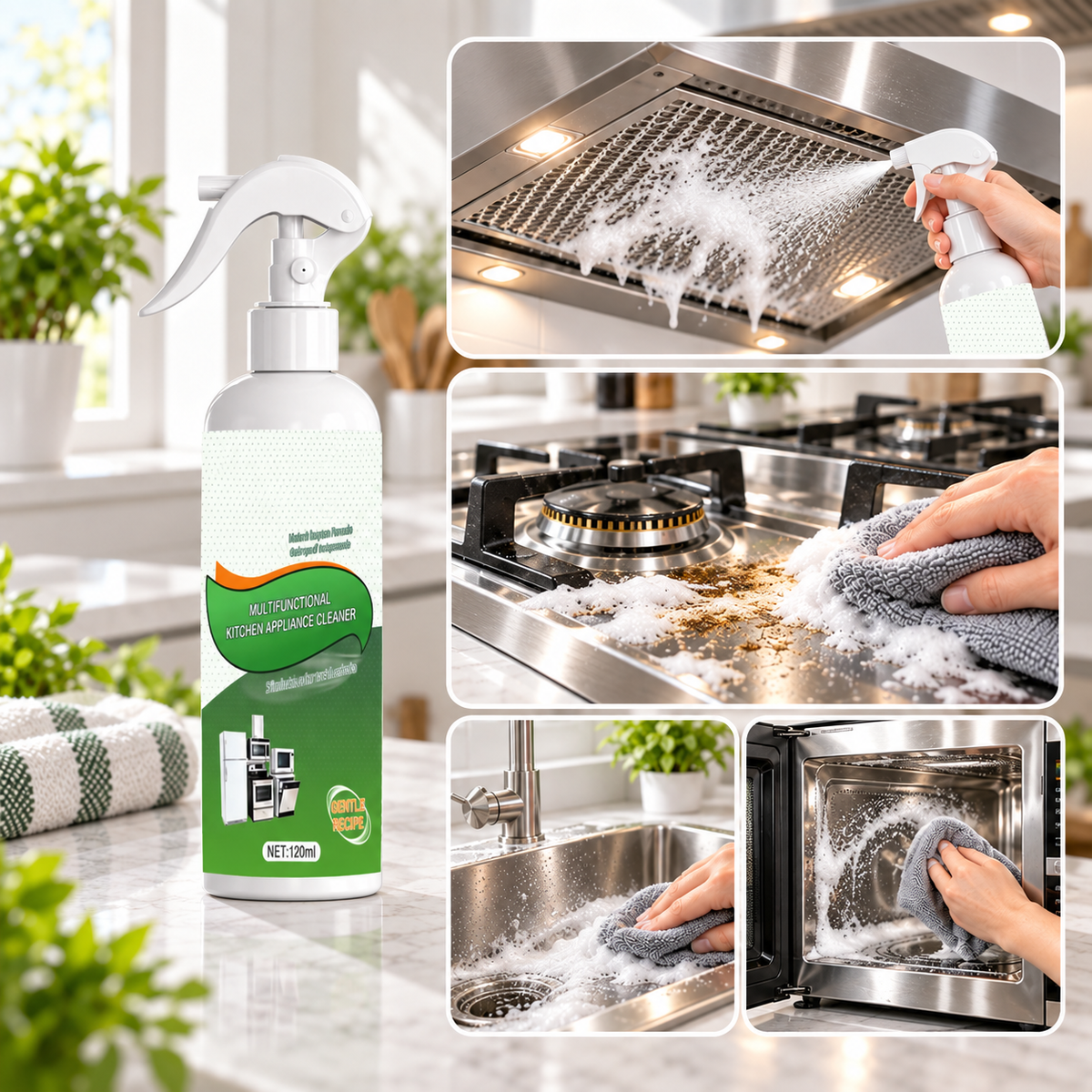 Multifunctional Kitchen Foam Cleaner